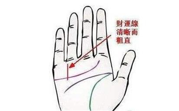 手相的财运线