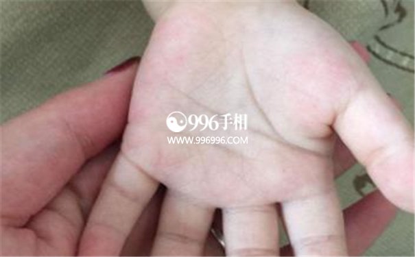 幼儿掌纹