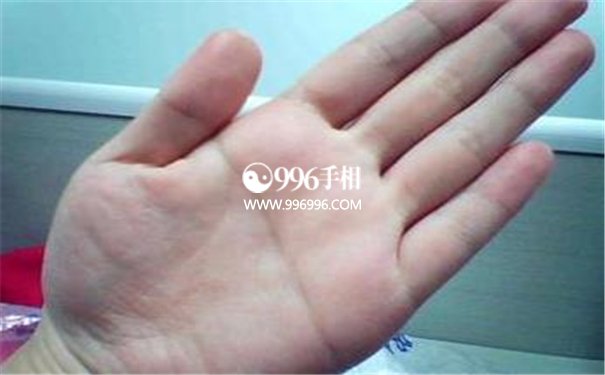 断掌纹的男人手相图解
