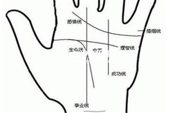女子手相图解