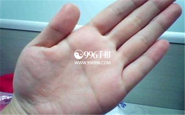 女人断掌纹