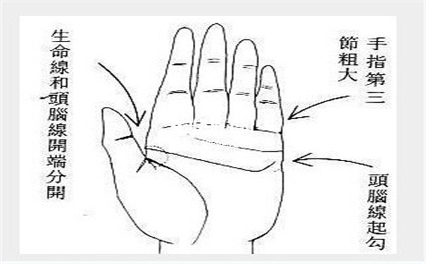 手纹看疾病