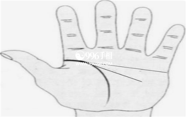 女人手相