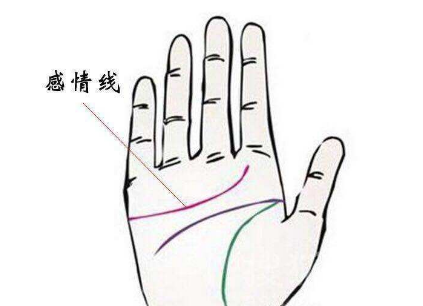 手相感情线