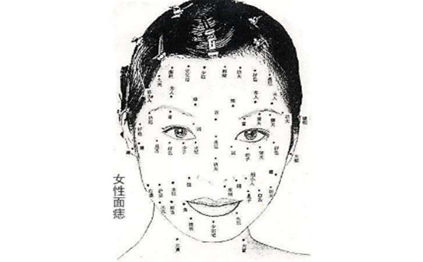 滥情女人痣相分析