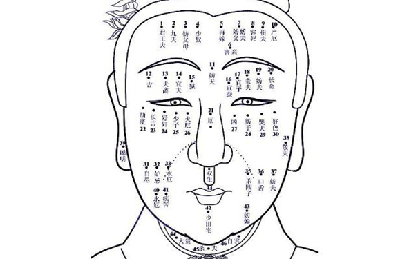 脸上的痣图解 右边图片