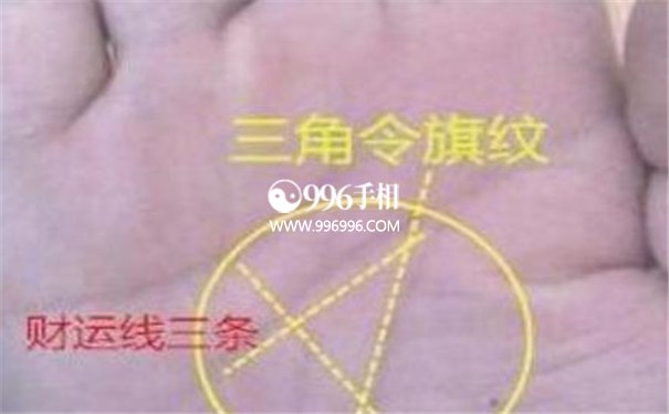 三角手相