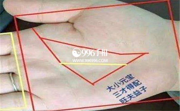 三角手相