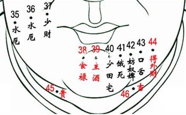 面相痣图解