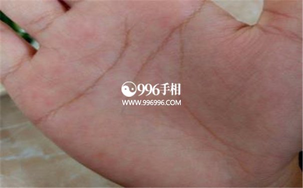 手相纹川字